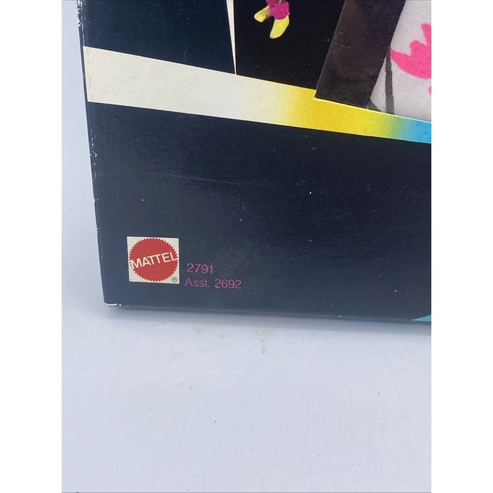 VTG 1985 Barbie and the Rockers Fashion 2791, Unpunched Package NIB  1980's Neon
